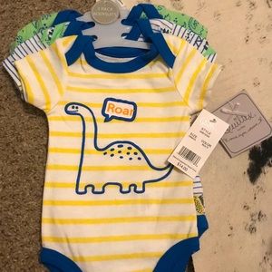 Dinosaur - 3 pack baby onesies